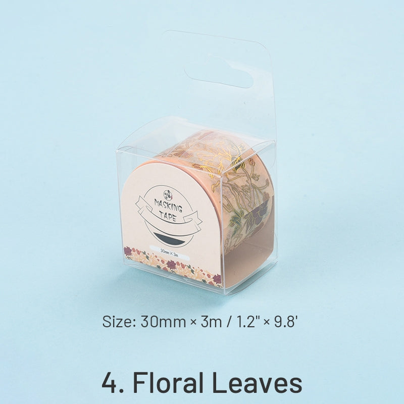 Traditional Chinese Floral Hot Stamping Washi Tape sku-4