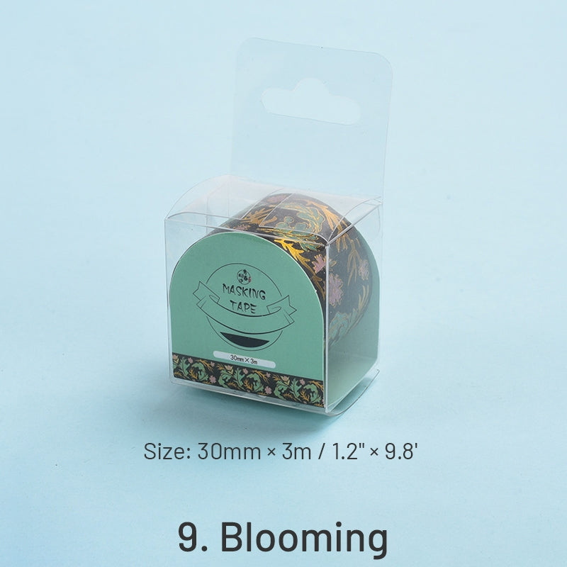 Traditional Chinese Floral Hot Stamping Washi Tape sku-9