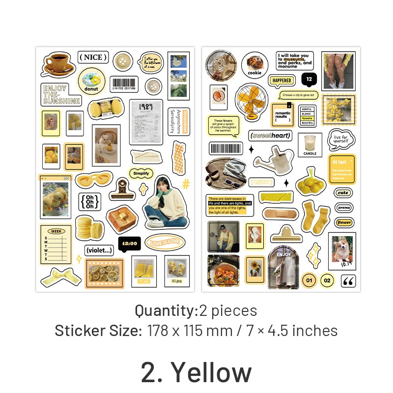 Travel Life Stickers - Food, Vacation sku-2
