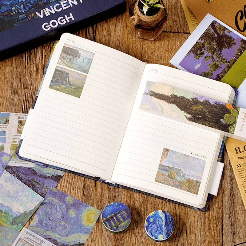 Van Gogh and Monet Oil Painting Planner Kit b3