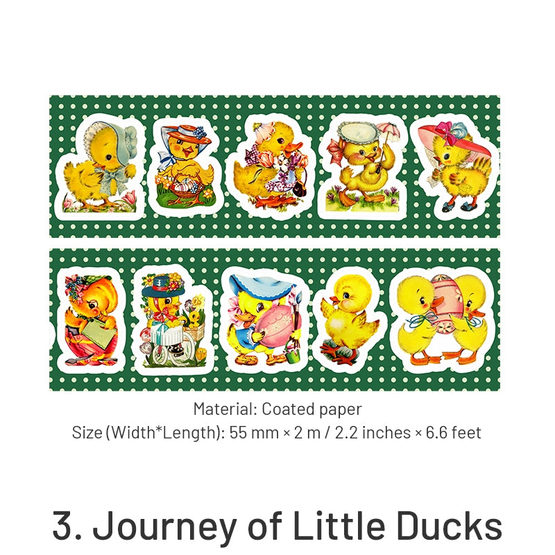 Vintage Animal Doll Theme Tape sku-3