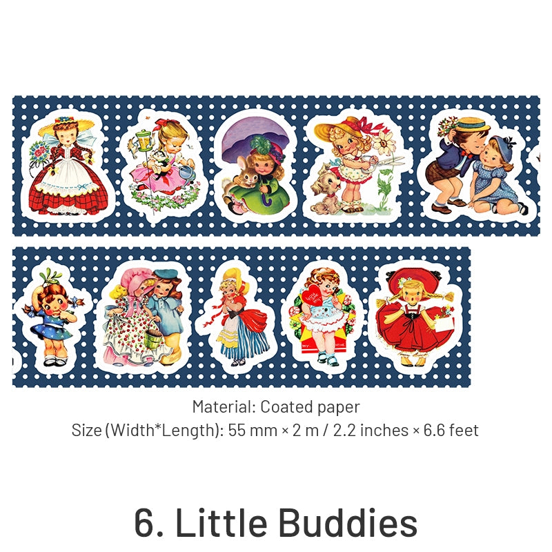 Vintage Animal Doll Theme Tape sku-6