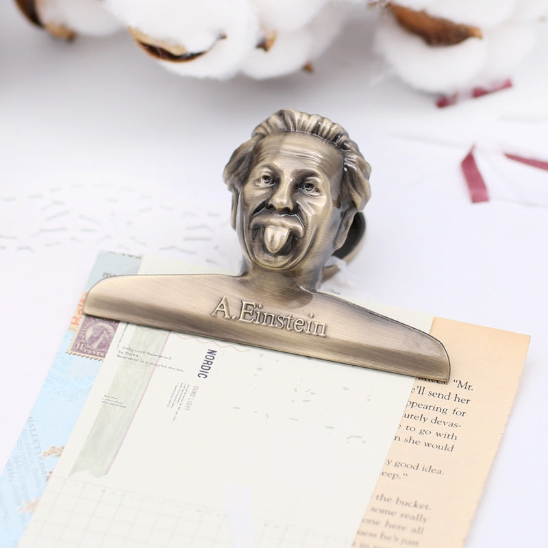 Vintage Einstein Metal Clips b1