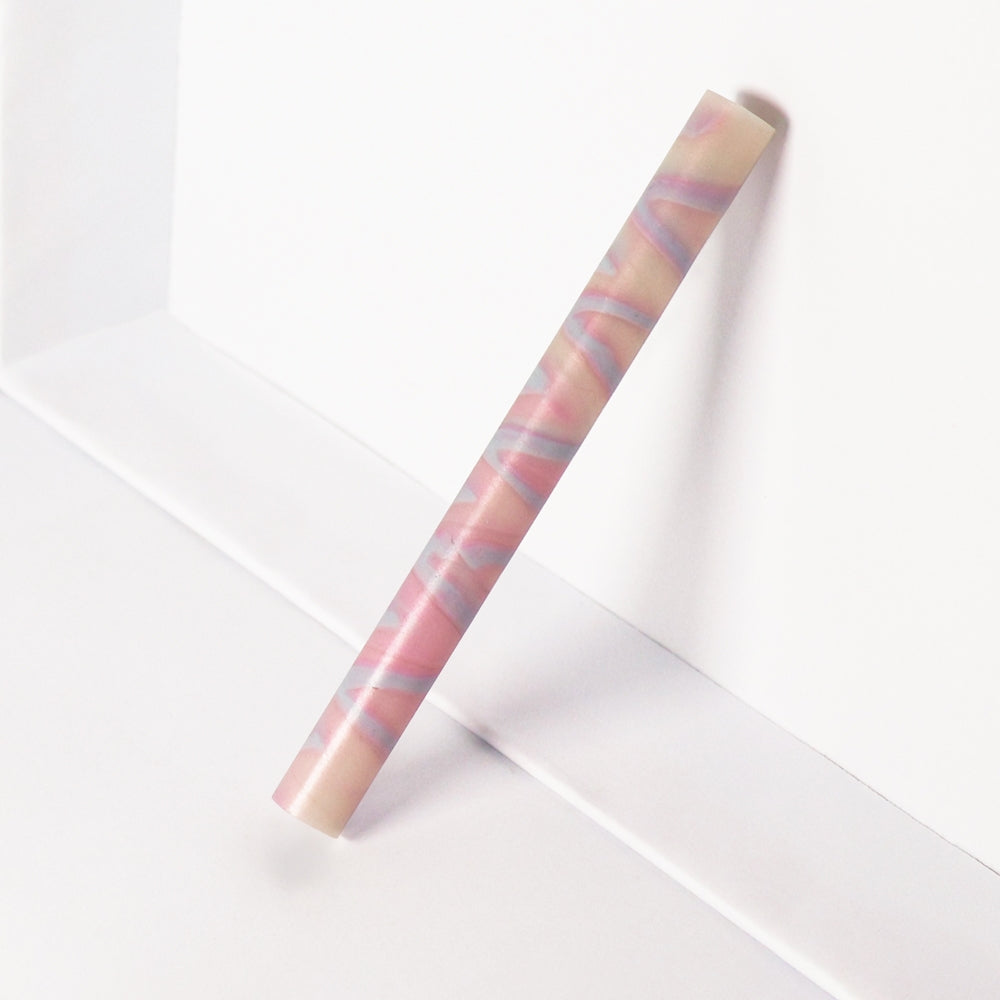 Vintage Lolipop Mixed Color Glue Gun Wax Sticks - White Blue Pink 1