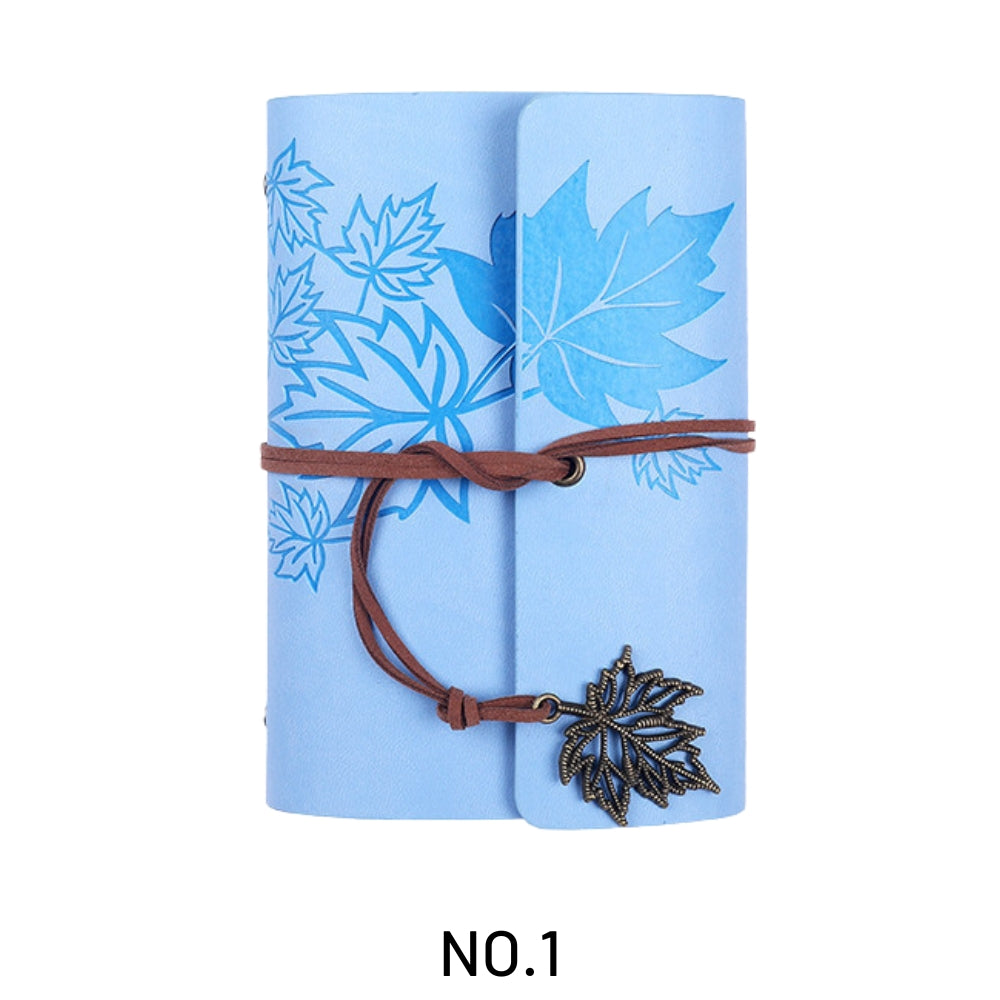 Vintage Loose-Leaf Maple Leaf Travel Notebook 83