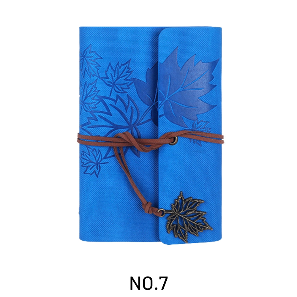 Vintage Loose-Leaf Maple Leaf Travel Notebook 89