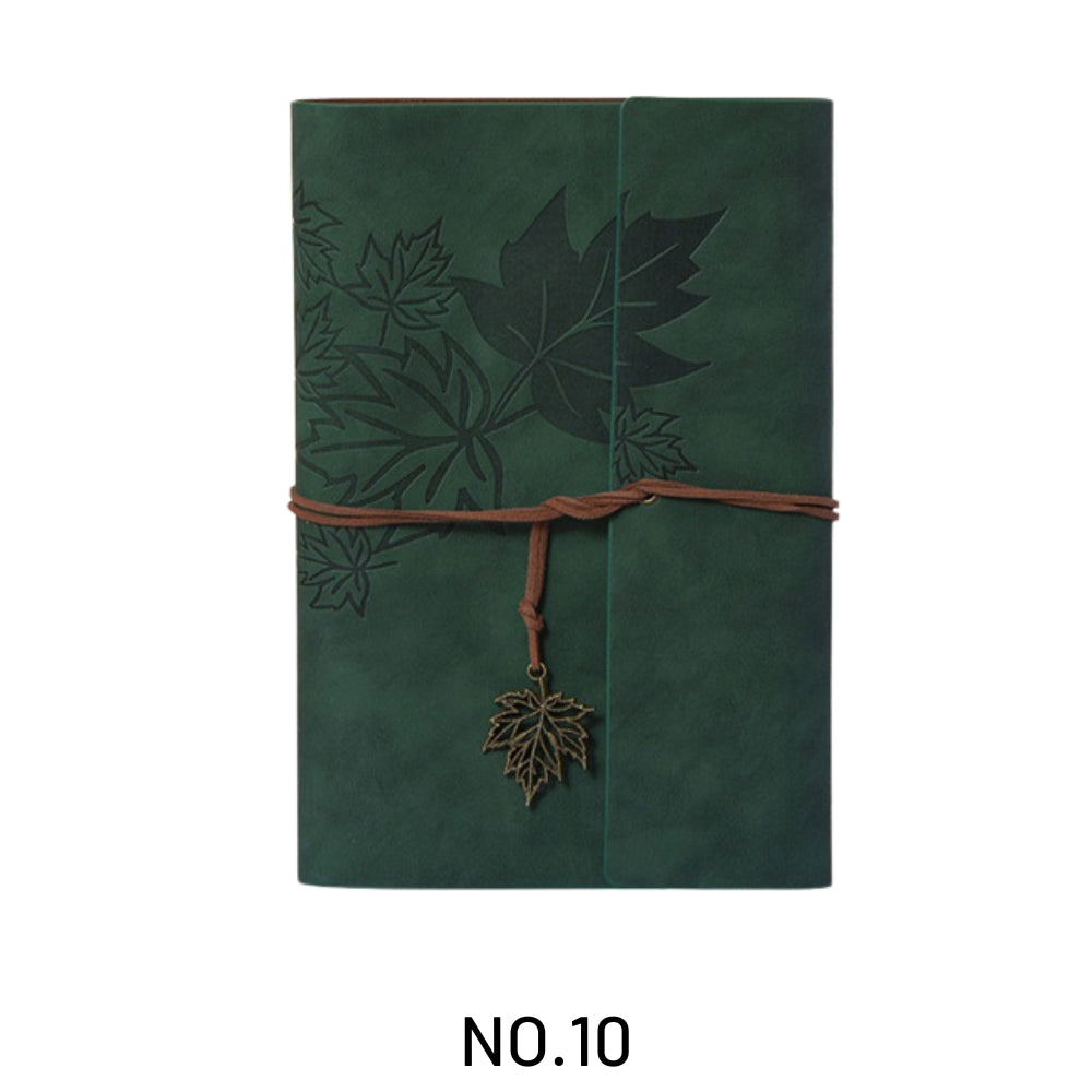 Vintage Loose-Leaf Maple Leaf Travel Notebook 92