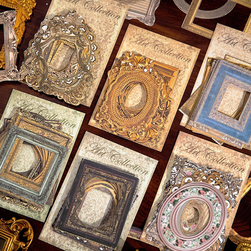 Vintage Photo Frame Artistical Craft Scrapbook Paper a