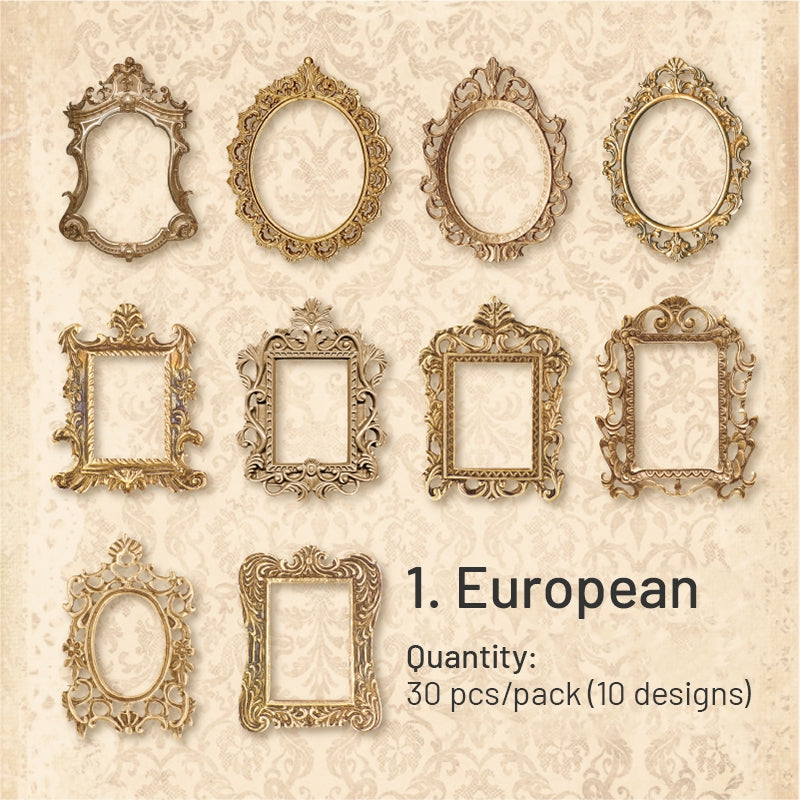Vintage Photo Frame Artistical Craft Scrapbook Paper sku-1