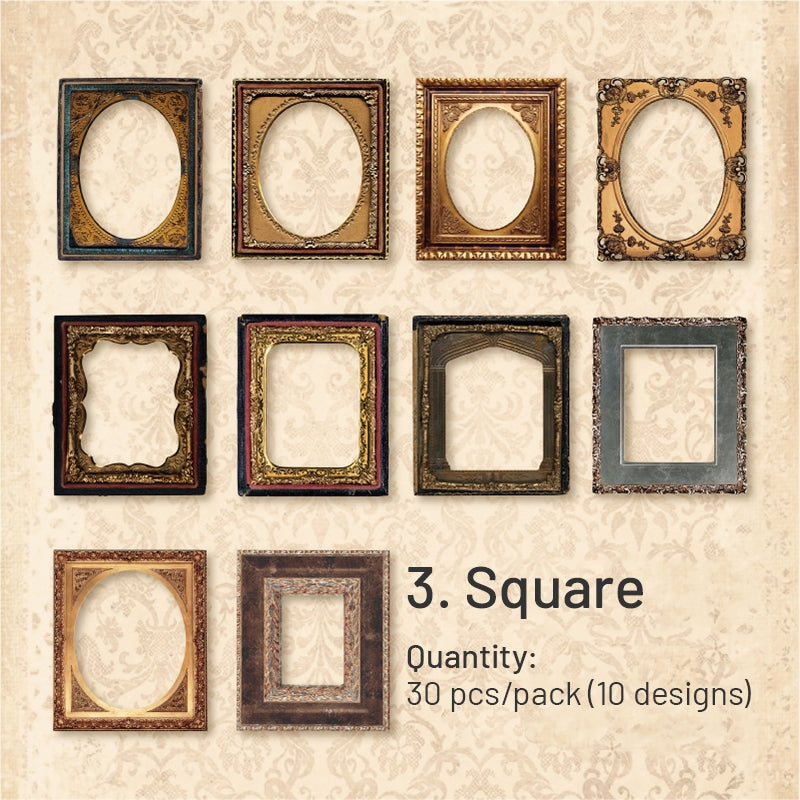 Vintage Photo Frame Artistical Craft Scrapbook Paper sku-3