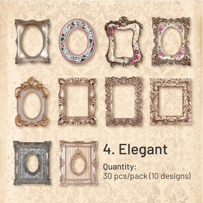 Vintage Photo Frame Artistical Craft Scrapbook Paper sku-4
