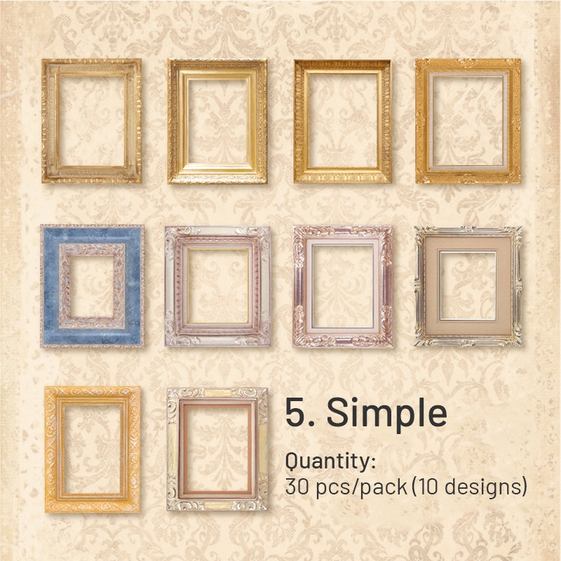 Vintage Photo Frame Artistical Craft Scrapbook Paper sku-5