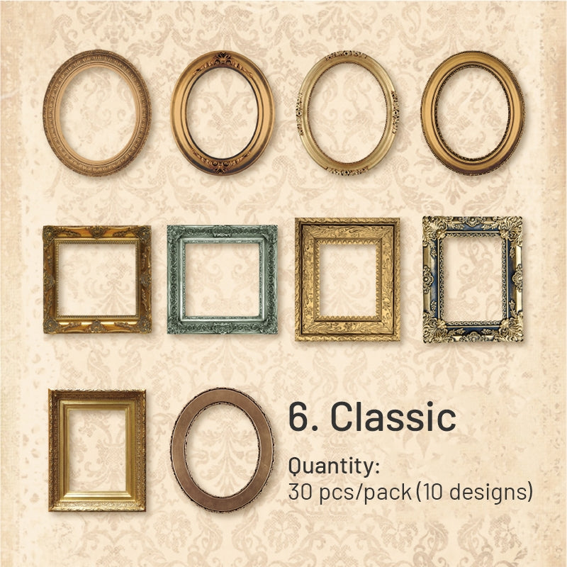 Vintage Photo Frame Artistical Craft Scrapbook Paper sku-6