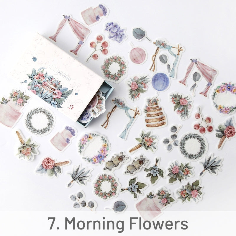 Vintage Plant Boxed Washi Sticker 7