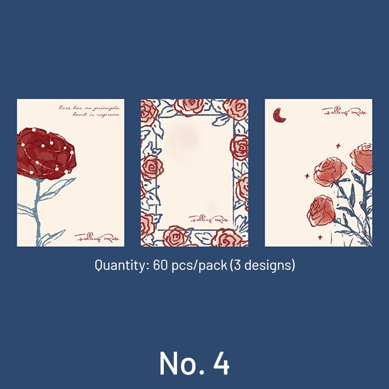 Vintage Romantic Rose Note Pad sku-4