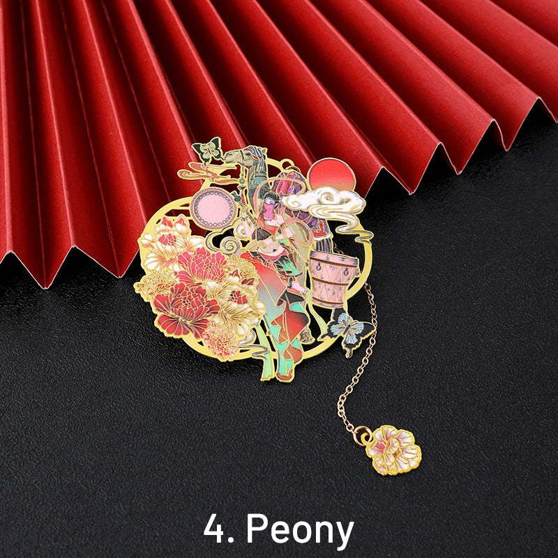 Vintage Style Brass Bookmarks in a Gift Box sku-4