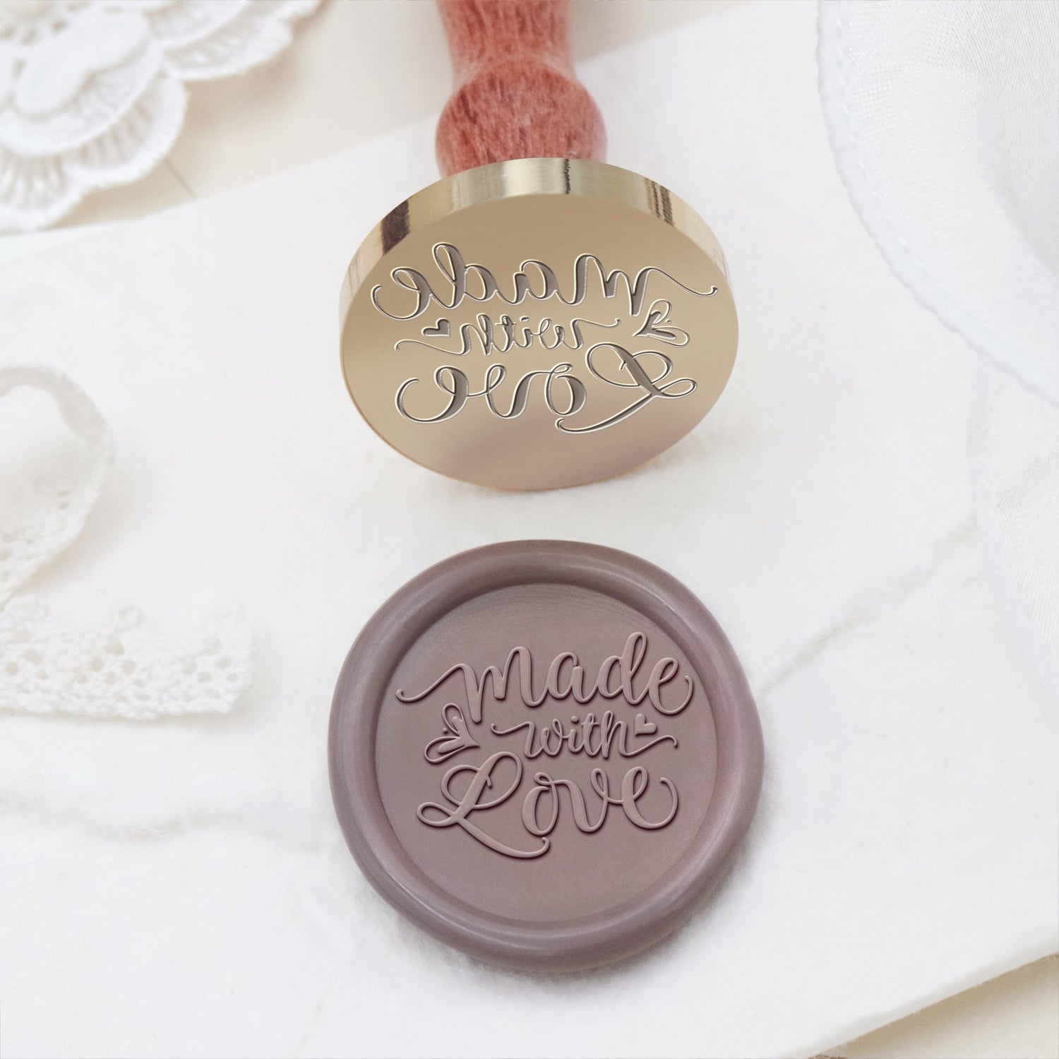 Wedding Invitation & Announcement Wax Seal Stamp - Style 26 26