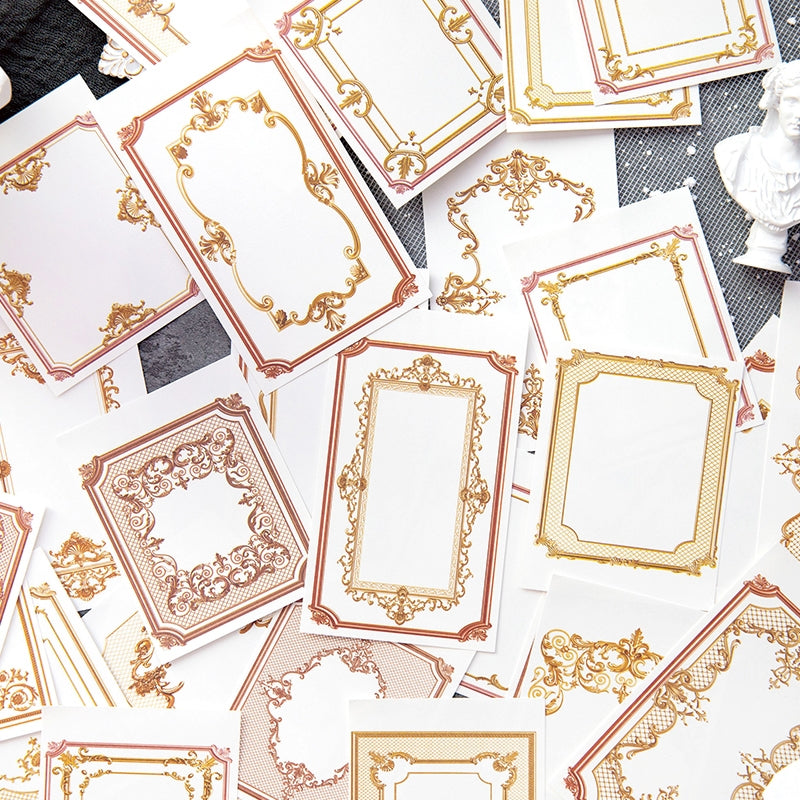 William Castle Series Foil Embossed Floral Notepads Paper b7