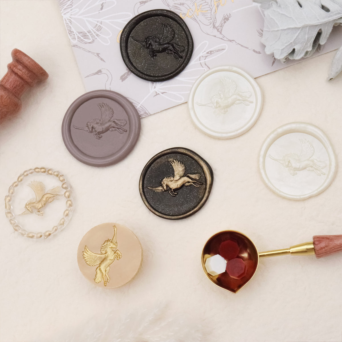 Stamprints 3D Relief Pegasus Wax Seal Stamp 2