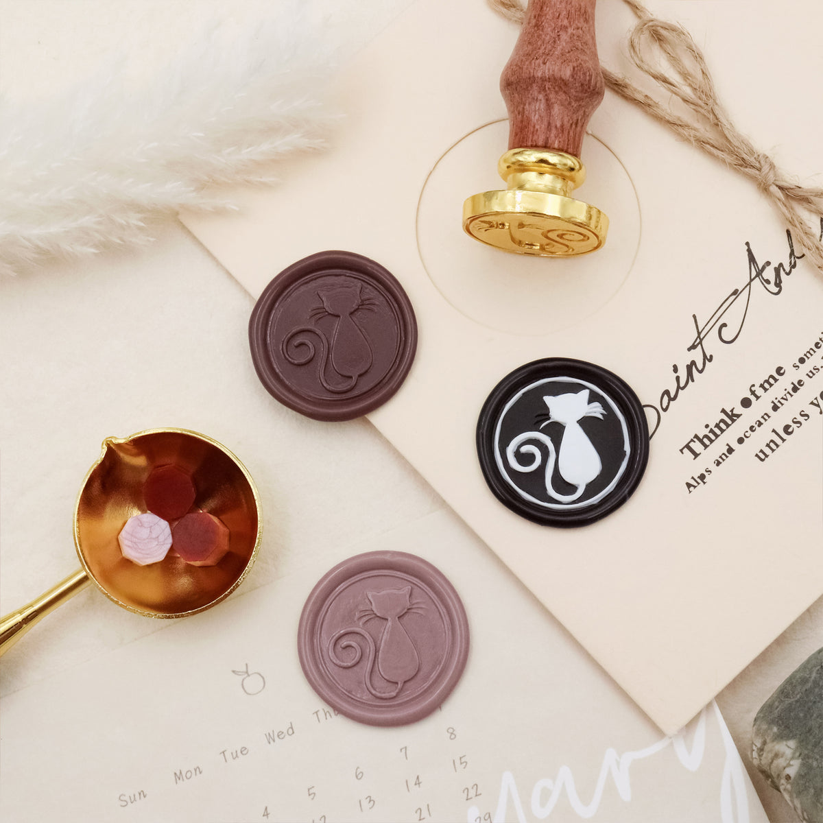 Stamprints Cat Wax Seal Stamp 3