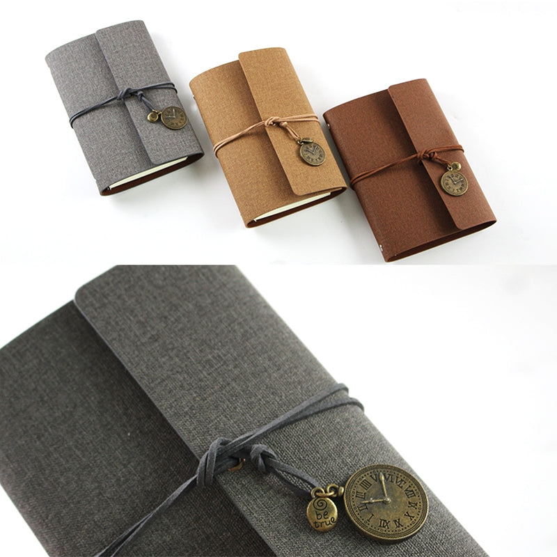 A6 Loose-Leaf Strap Pocket Watch Creative Hand Notebook 1