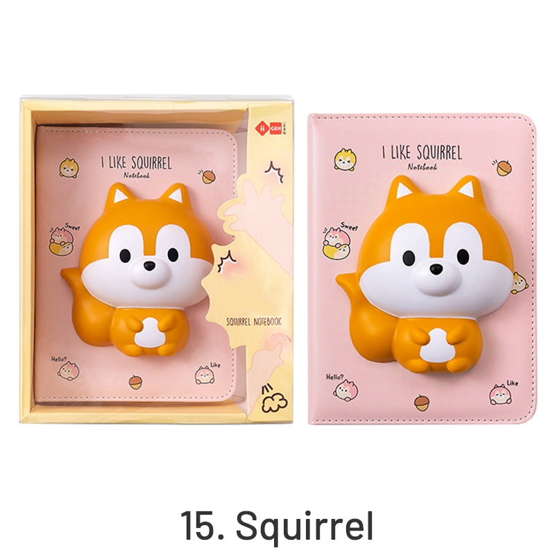 Cartoon Animal Fruit Stress Relief Notebook sku-15