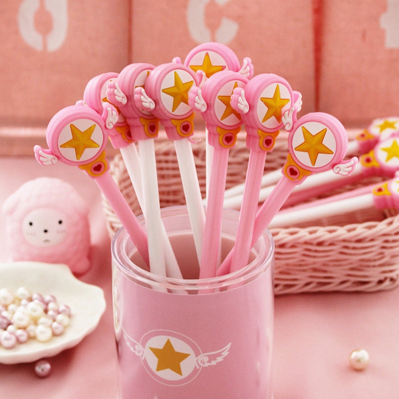 Cartoon Anime Cardcaptor Sakura Magic Scepter Gel Pen a