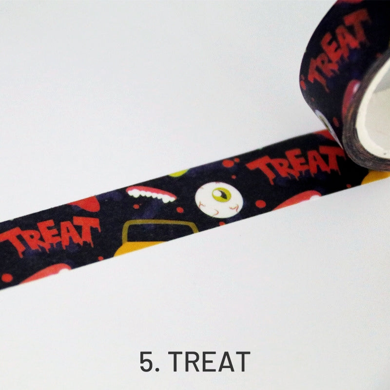 Cartoon Pumpkin Bat Washi Tape sku-5