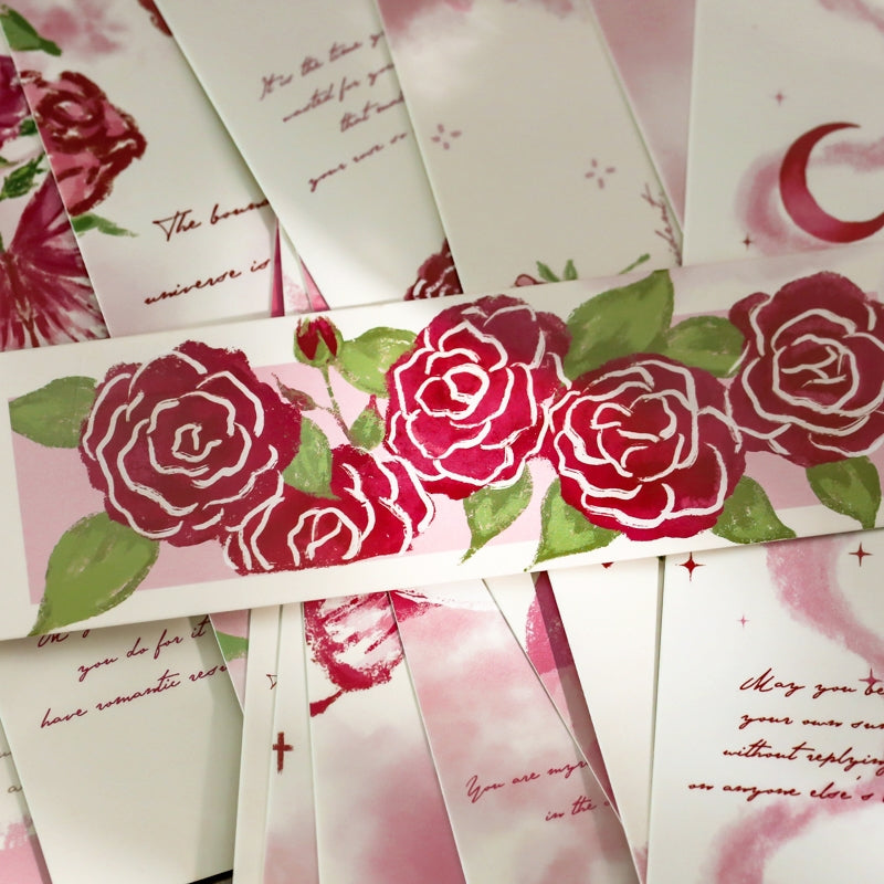 Cartoon Rose Art Bookmark 5