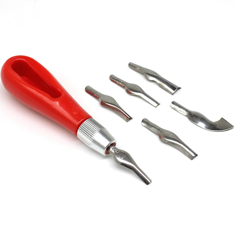 Creative Round Handle Carving Knife 2