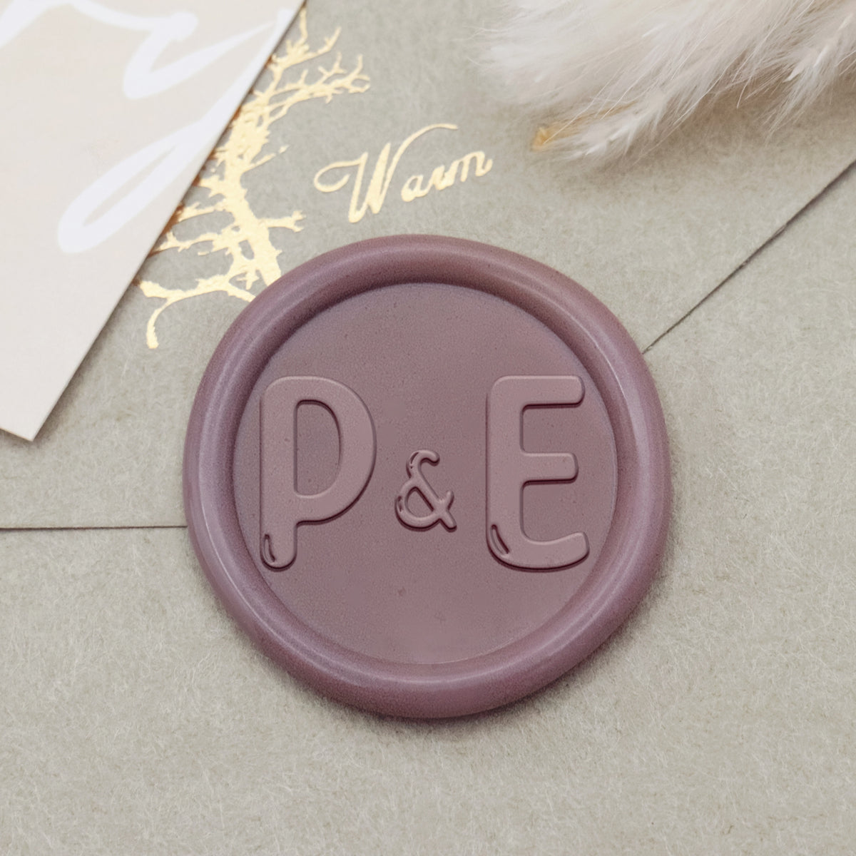Custom Bubble Star Font Cartoon Text Wax Seal Stamp-8 2