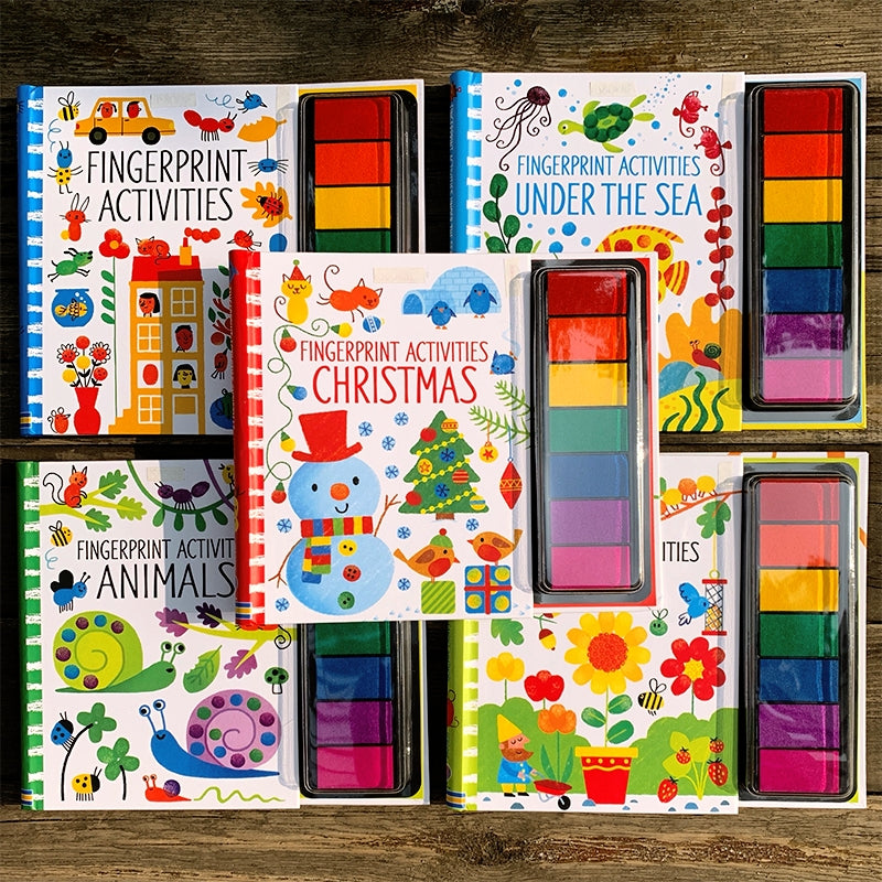 Cute Fingerprint Activities DIY Painting Book a
