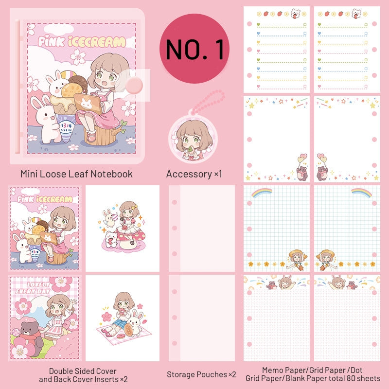 Cute Little Portable Notebook sku-1