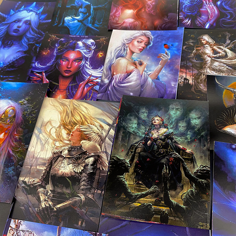 Dark Magic Elf Junk Journal Scrapbook Paper sku-1