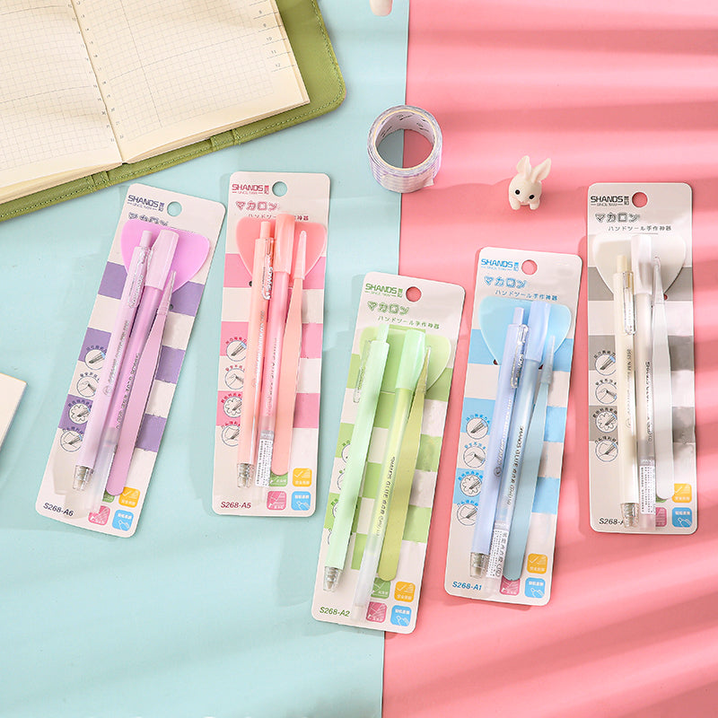 DIY Craft Tools Carving Knife Tweezers Dots Glue Scraper 4-Piece Craft Tool Set a