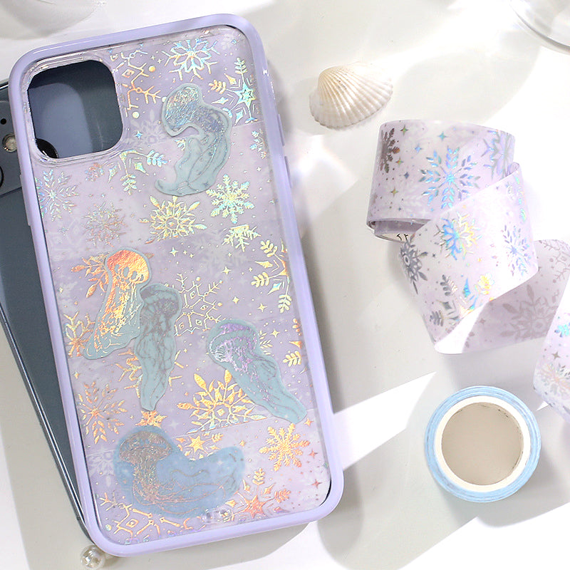 Dream Universe Planet Laser Gold Stamping Tape b4