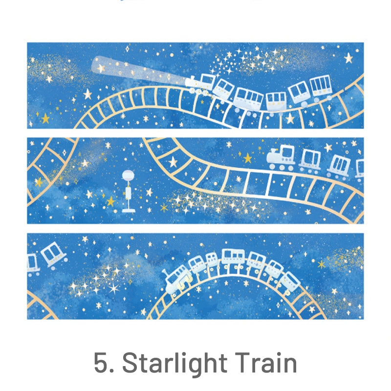 Galaxy Night Song Series Tape Journal Stamprints 8
