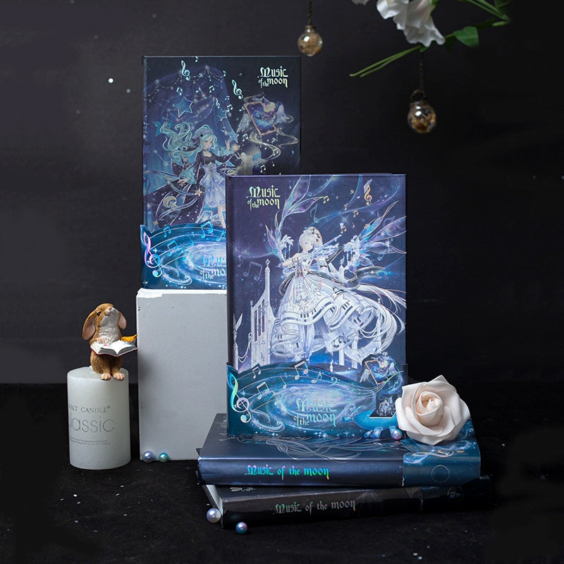 Glow-In-The-Dark Girl's Gilding Notebook 3