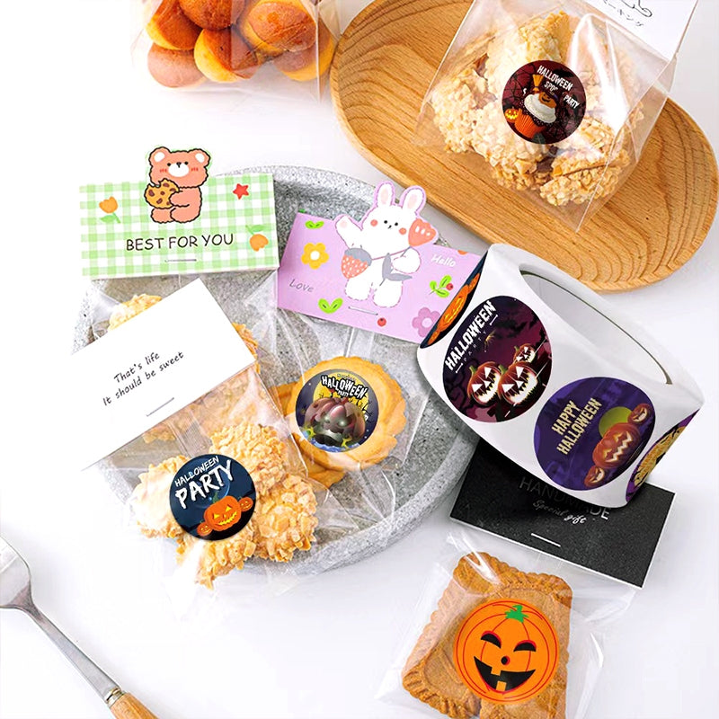 Halloween Pumpkin Party Sealing Roll Stickers  3