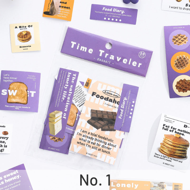 Food and Dessert-Travel Photo Stickers - Forest, Islands, Food