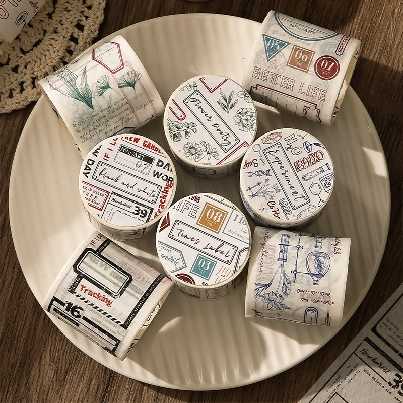 Inspiration Fragments Simple Vintage Washi Tape b