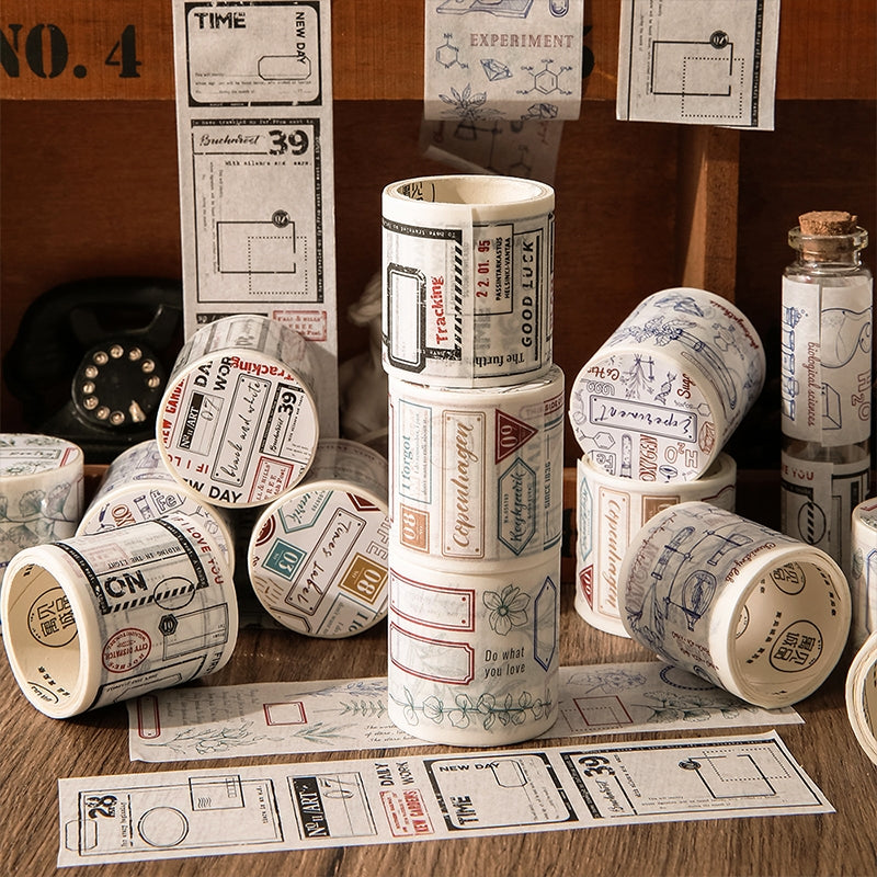 Inspiration Fragments Simple Vintage Washi Tape b3