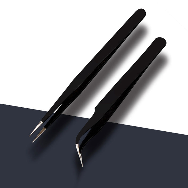 JAKEMY Fine Tip Tweezer Straight Elbow Tweezer a2