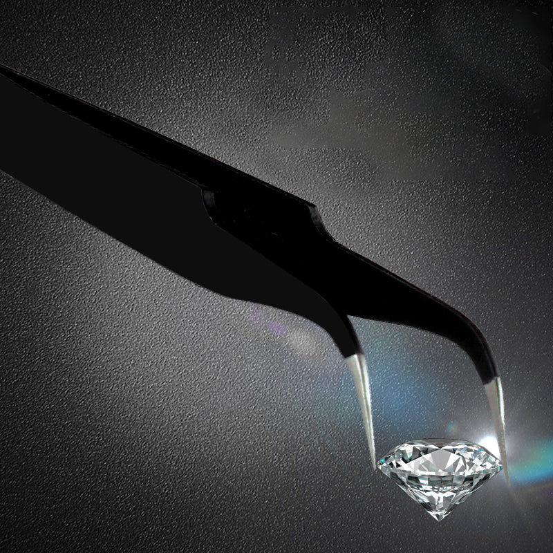 JAKEMY Fine Tip Tweezer Straight Elbow Tweezer c