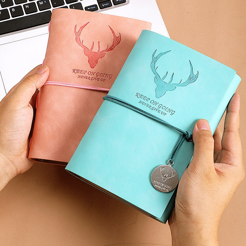  Japanese Minimalist Travel Loose-Leaf Diary Journal Stamprints 2