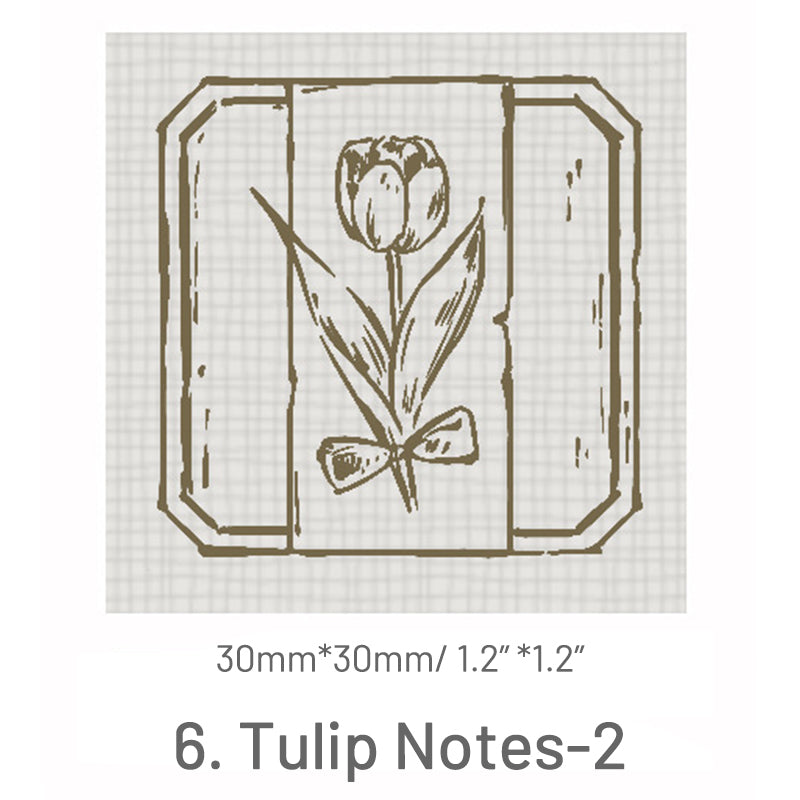 Literary Van Gogh Art Wooden Rubber Stamp sku-6