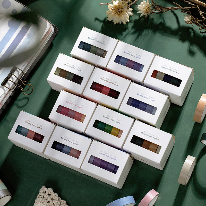 Meet Original Colors Artistic Solid Color Washi Tape Set a