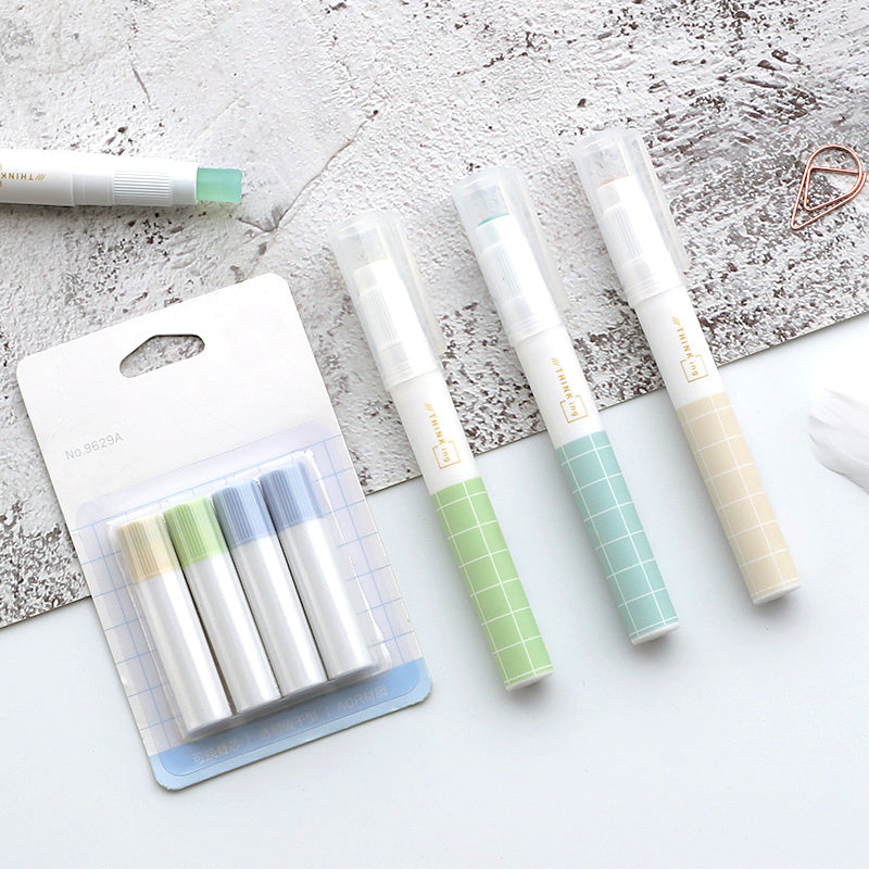 Pen Shaped Solid Glue with Stick Refills Pack a1