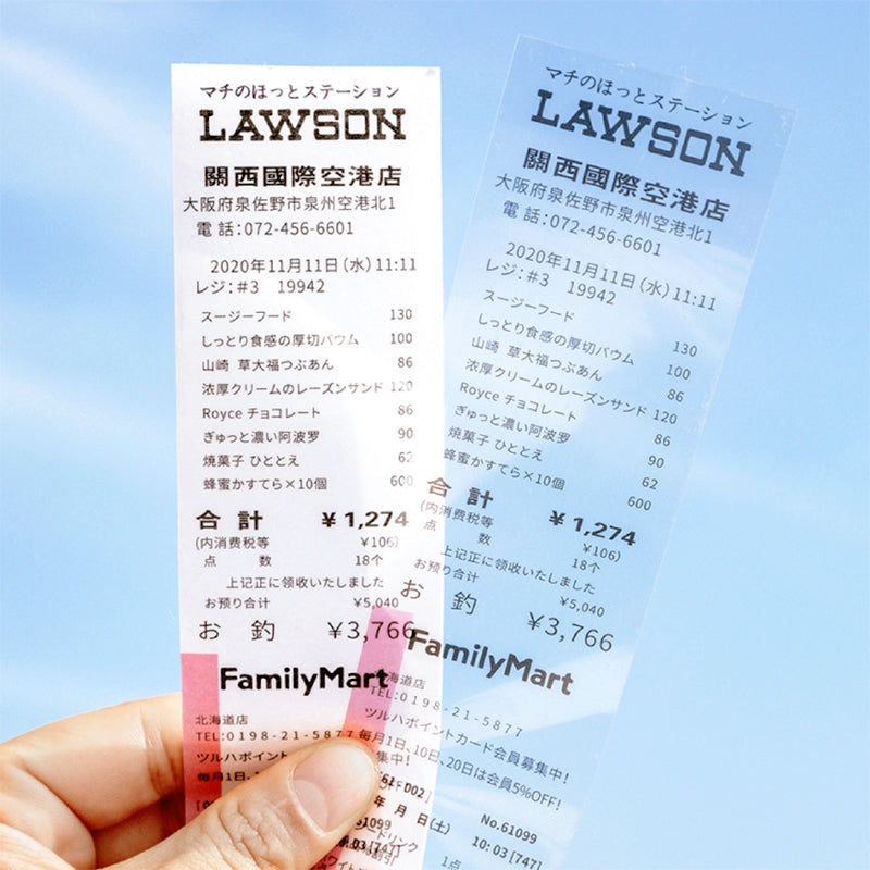 Receipt Printer Multi-Material Long Strip Tape Stickers c2