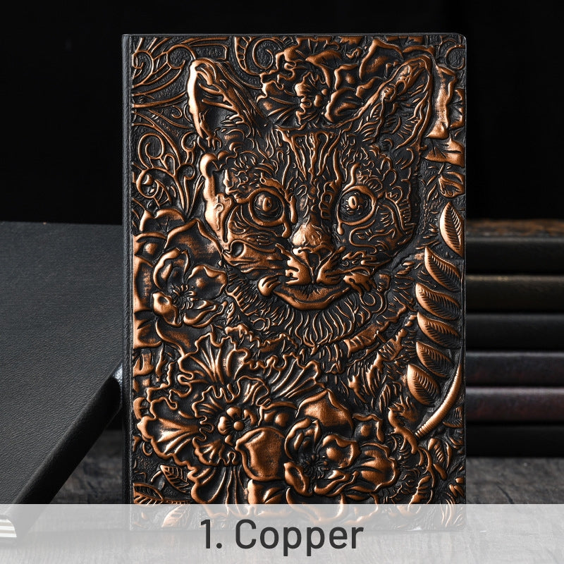 Retro Cat Starman A5 Hardcover Notebook sku-1